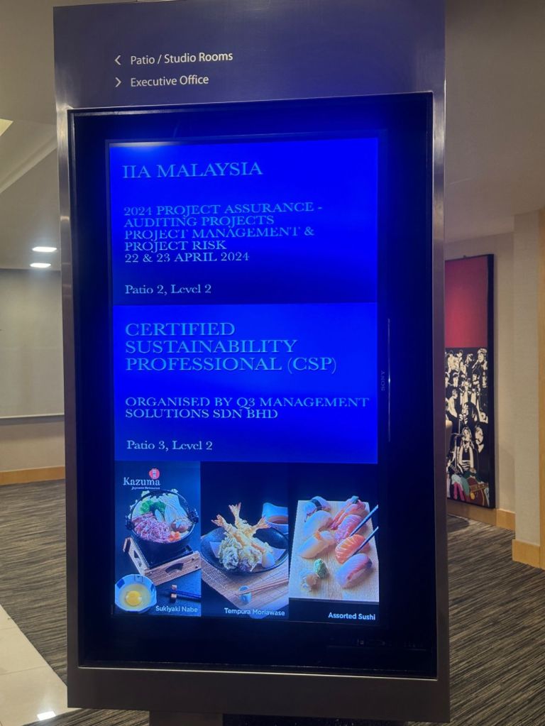 Venue was at Concorde Hotel KL